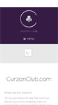 Mobile Screenshot of curzonclub.com